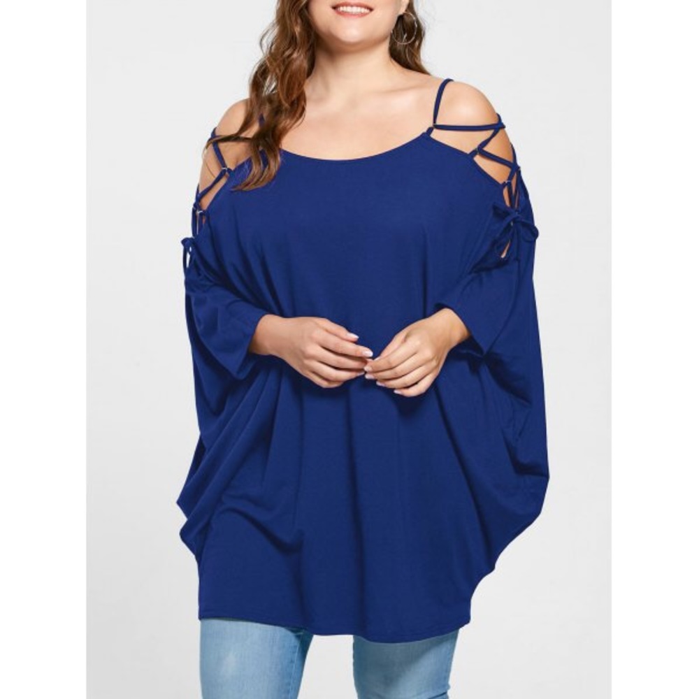 🎉HP🎉🌹Open Shoulder Baggy Top